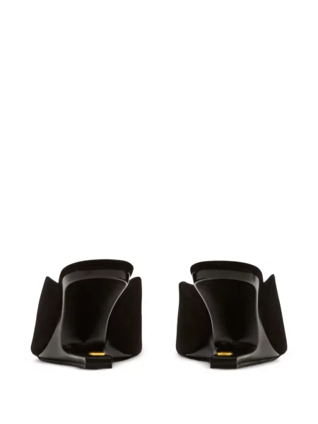 Sandale Balmain din piele de căprioară negru