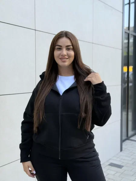 Кофта Umon бавовна/еластан чорний