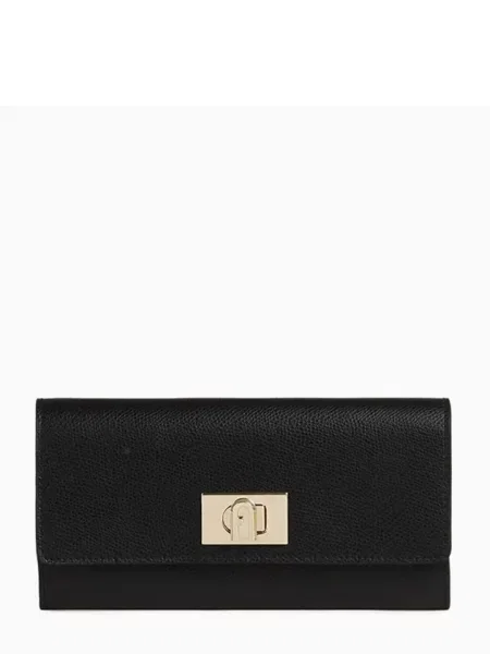 FURLA Peňaženka zlatá čierna