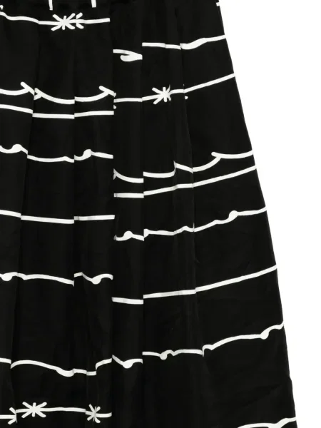 Fustă Black Comme Des Garçons cu imagine negru