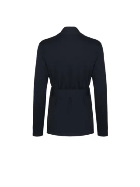 Szlafrok Dolce And Gabbana kopertowy czarny