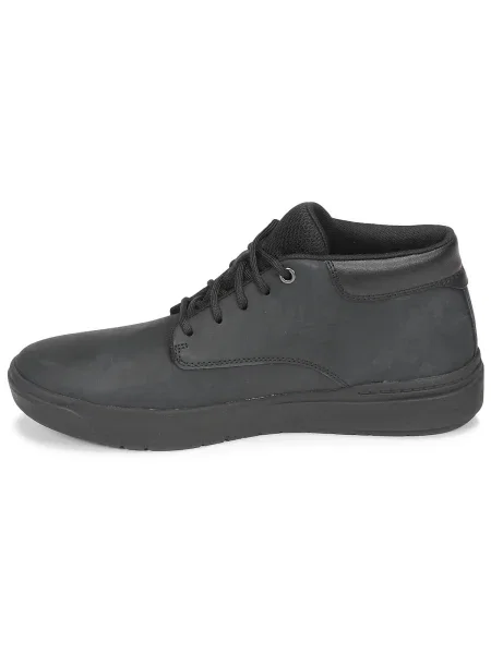 Šnurovacie kožené čižmy Timberland čierna