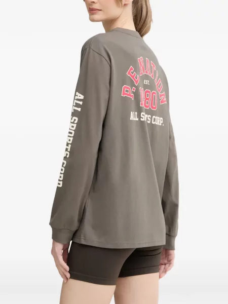 Lung tricou P.e Nation maro