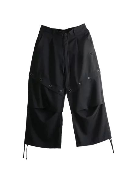 Pantaloni Y-3 cu cordon negru