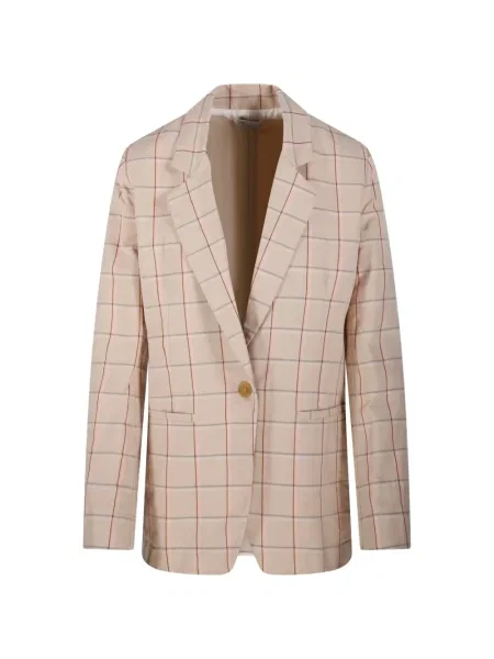 Sacou Forte_forte în carouri roz