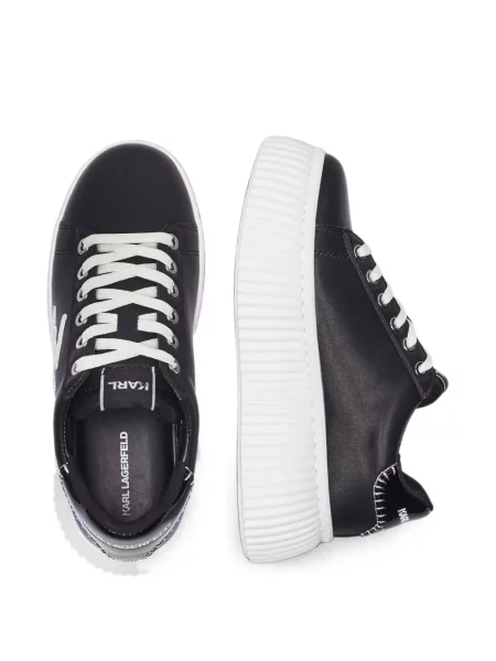 Sneakerși Karl Lagerfeld cu platformă negru