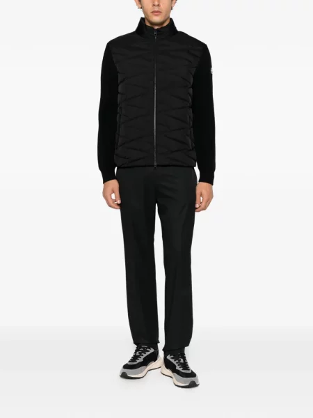 Pantaloni Moncler cu autograf negru