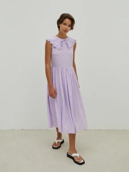 EDITED Rochie tip bluză Finley lila / mai multe culori
