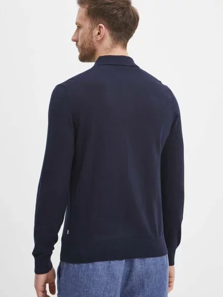 BOSS pulover de bleumarin light negru