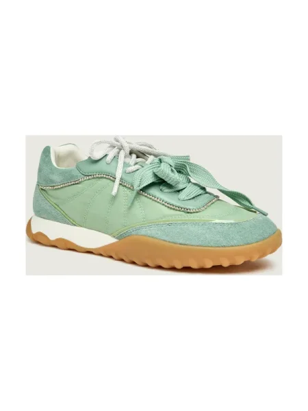 Pinko Sneakers GEA 02 | piele întoarsă verde
