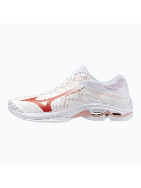 Кросівки волейбольні Mizuno Wave Lightning Pro white/rose elegance/lava falls білі