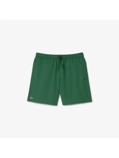 Lacoste Monochromatyczne Kąpielówki zielone