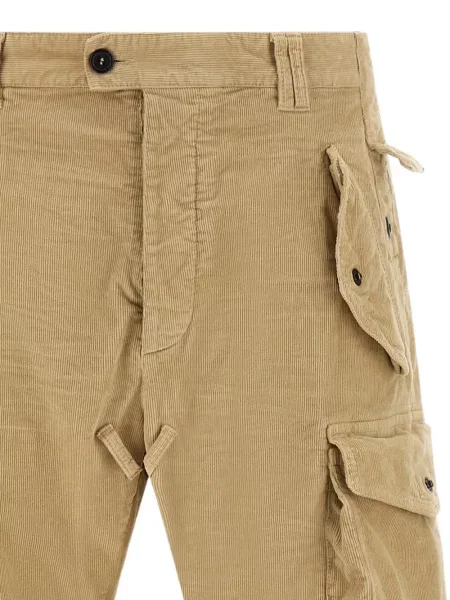 Pantaloni cargo Dsquared2 de catifea cord