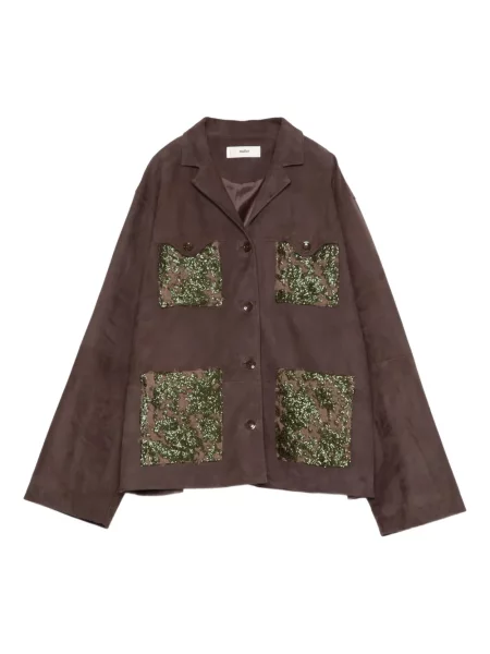 Marynarka Muller Of Yoshiokubo z cekinami brązowa