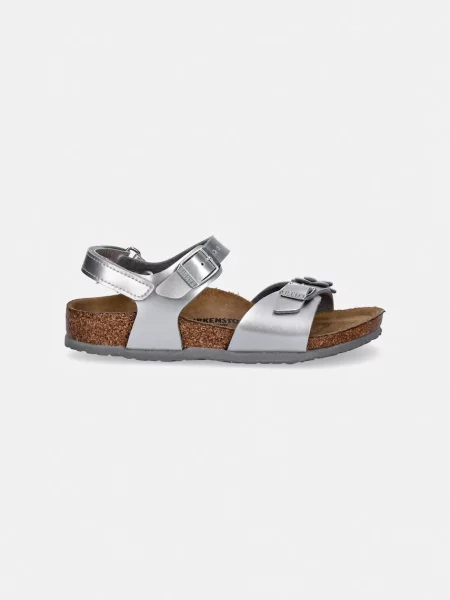 BIRKENSTOCK Sandále Rio strieborná