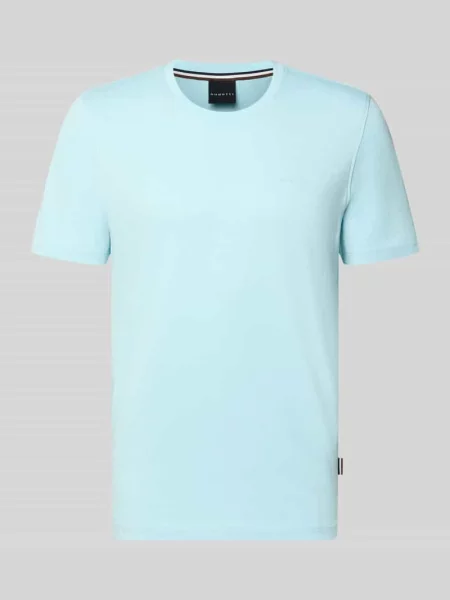 T-shirt z detalem z logo Bugatti