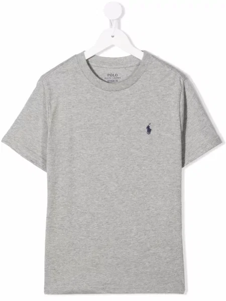 Koszulka polo dziecięca Polo Ralph Lauren szara