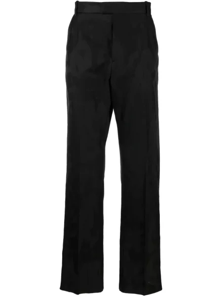 Pantaloni Alexander Mcqueen din jacard negru