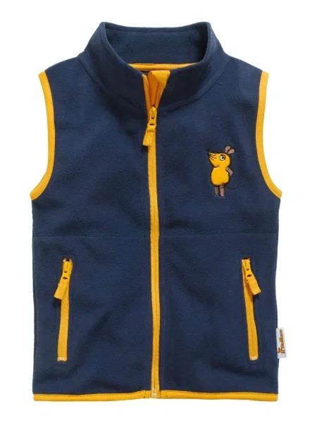 PLAYSHOES Vestă DIE MAUS marin / galben auriu albastru