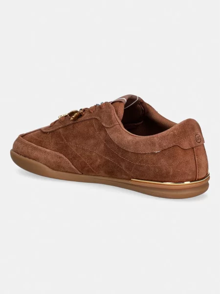 MICHAEL Michael Kors sneakers din piele întoarsă Nolan Lace Up maro