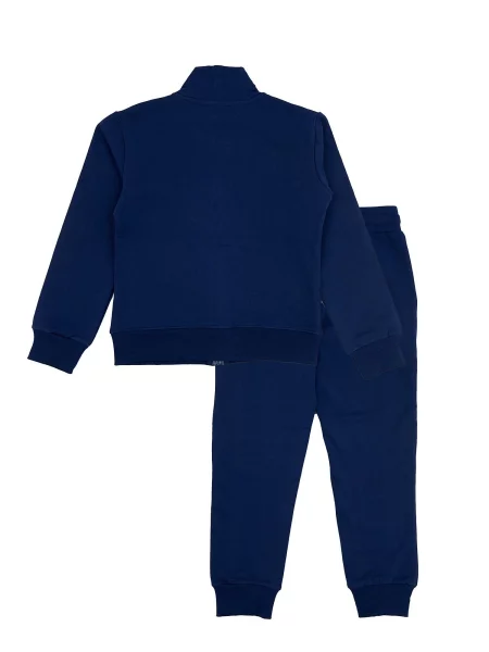 Bluza z pełny błyskawiczny na co dzień niebieska