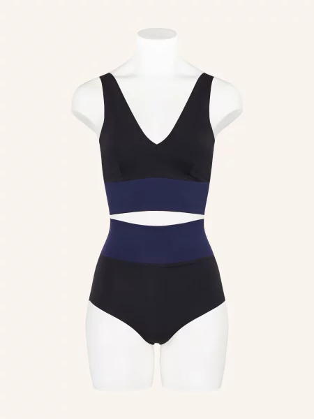 Mymarini Obratný Bralette Horní Díl Bikin Yogatop Ve Stylu Braletky tmavě modrá černá