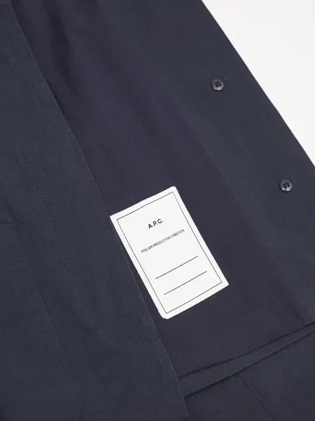 Куртка A.P.C. Veste Bianca перехідна синій