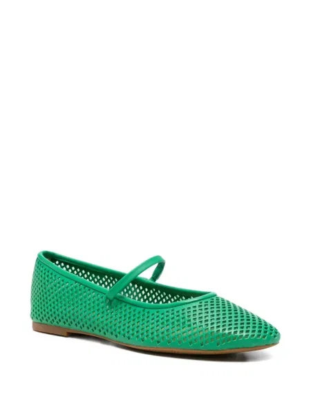 Pantofi cu toc Lauren Ralph Lauren fără toc verde