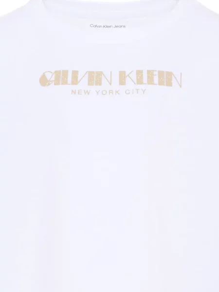 Koszulka dziecięca Calvin Klein biała