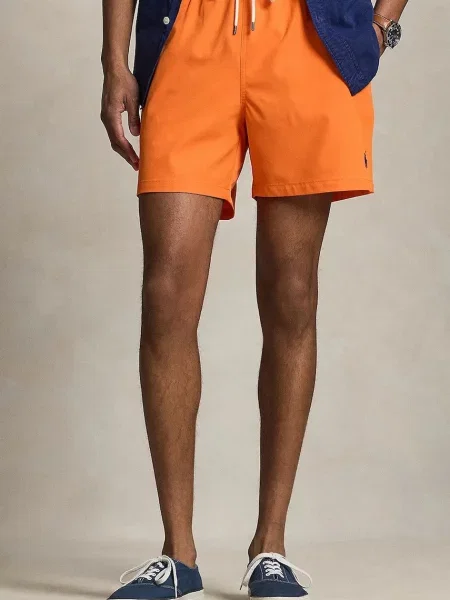 Polo Ralph Lauren σορτς μαγιό ανδρικά πορτοκαλί