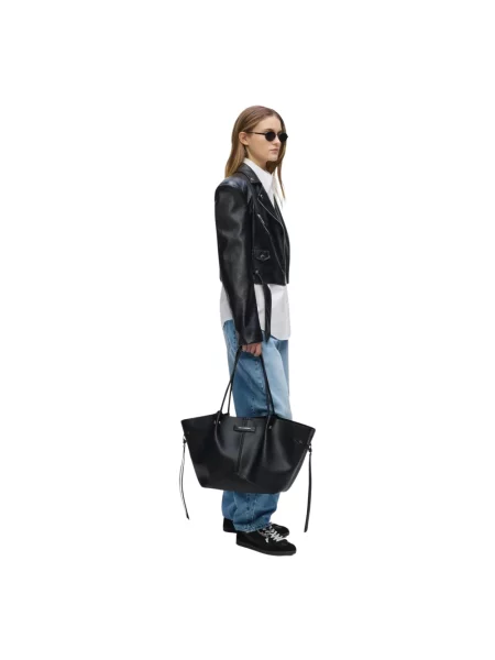 Karl Lagerfeld torebka tote z imitacji skóry czarna
