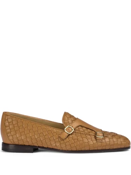Pantofi loafer Doucal's cu cataramă maro