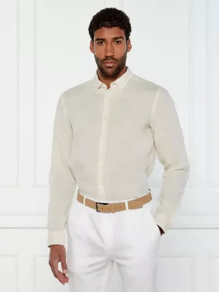 BOSS BLACK De in cămașă negru