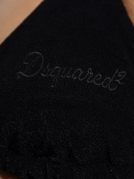 Top Dsquared2 cu broderie negru