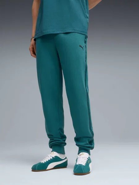 Спортивні штани PUMA Ess Tape Sweatpants комбінований верх зелений