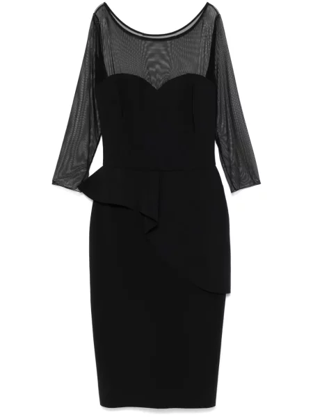 Sukienka midi Chiara Boni La Petite Robe do kolan garniturowa czarna