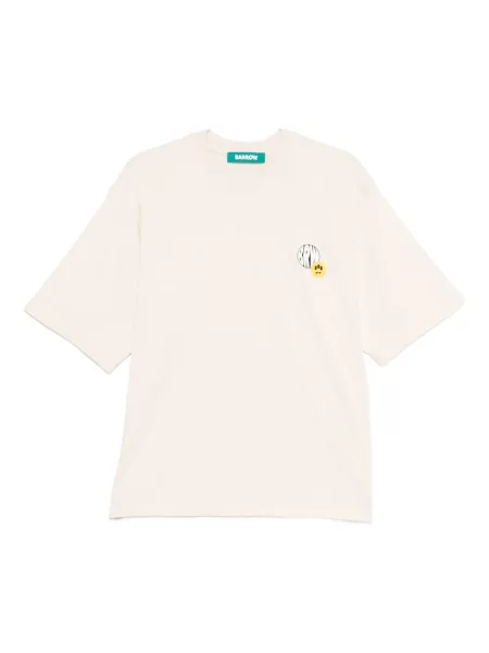 Tričko Barrow s potiskem bílé