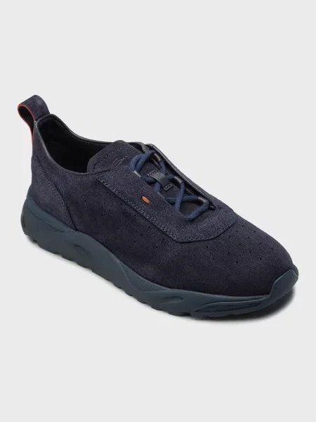 Кроссовки Santoni синие