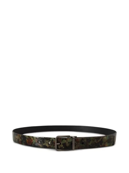 Cu centură curea Dolce & Gabbana din piele negru