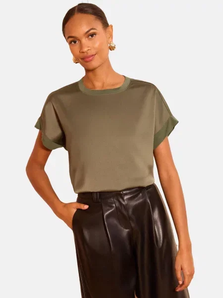 Love & roses Bluză kaki