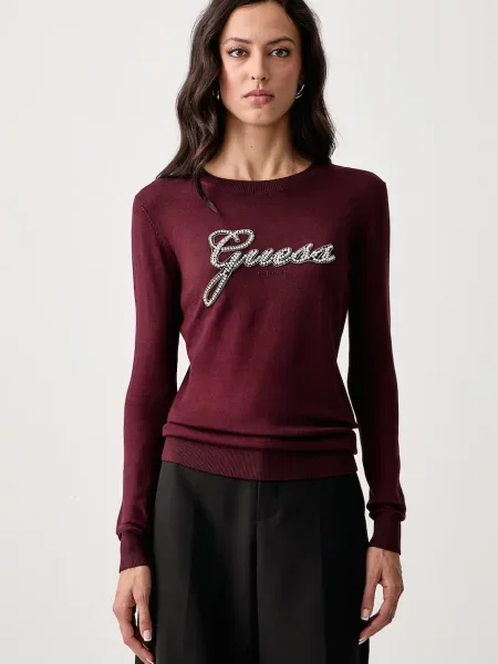 Guess Pulover Vișiniu