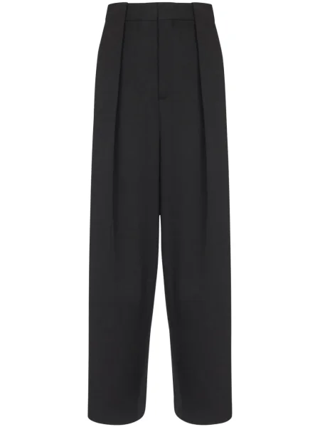Pantaloni Balmain plisate negru