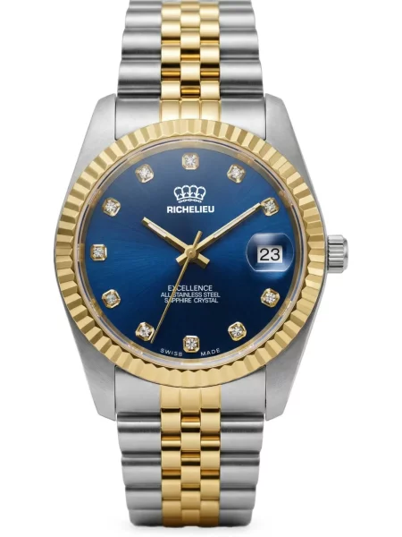 Ceas Richelieu Swiss clasic albastru