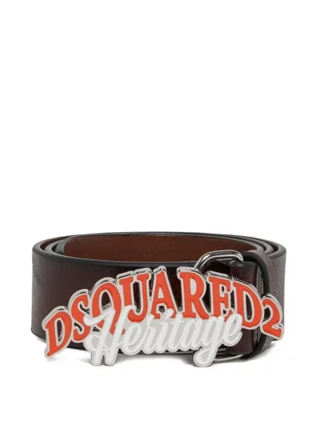 Pasek dziecięcy Dsquared2 brązowy