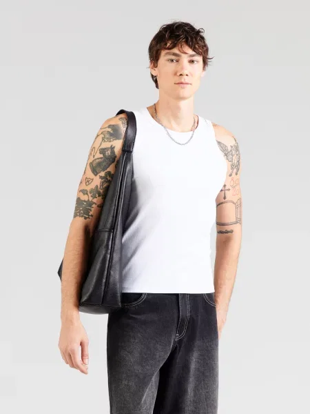 JACK & JONES Tričko čierna biela