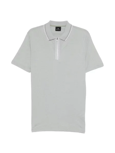 Tricou polo Ps Paul Smith cu nervuri gri