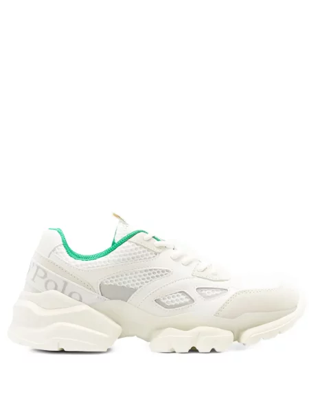 Sneakerși Marc O'polo plasă chunky alb