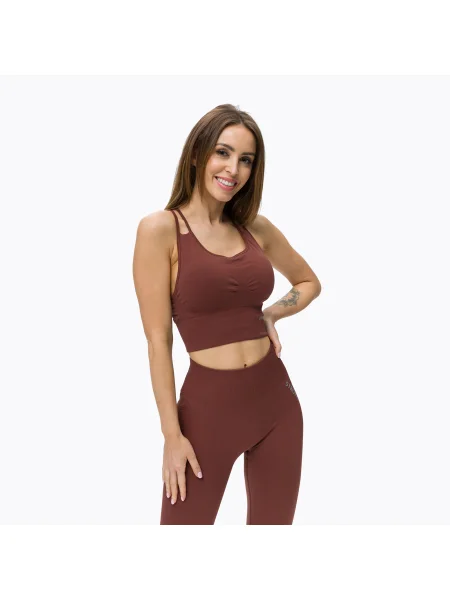 Olcsóbban. Edzés felső kosárral STRONG POINT Shape & Comfort Méret: M-L barna