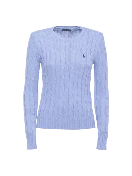 Ralph Lauren Swetry Kobieta S sweter z warkoczowym splotem niebieski