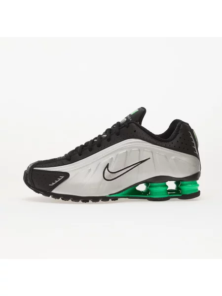 Trampki Nike Shox R4 Mtlc Silver/ Mtlc Silver-Black-Green Shock EUR 44 czarne